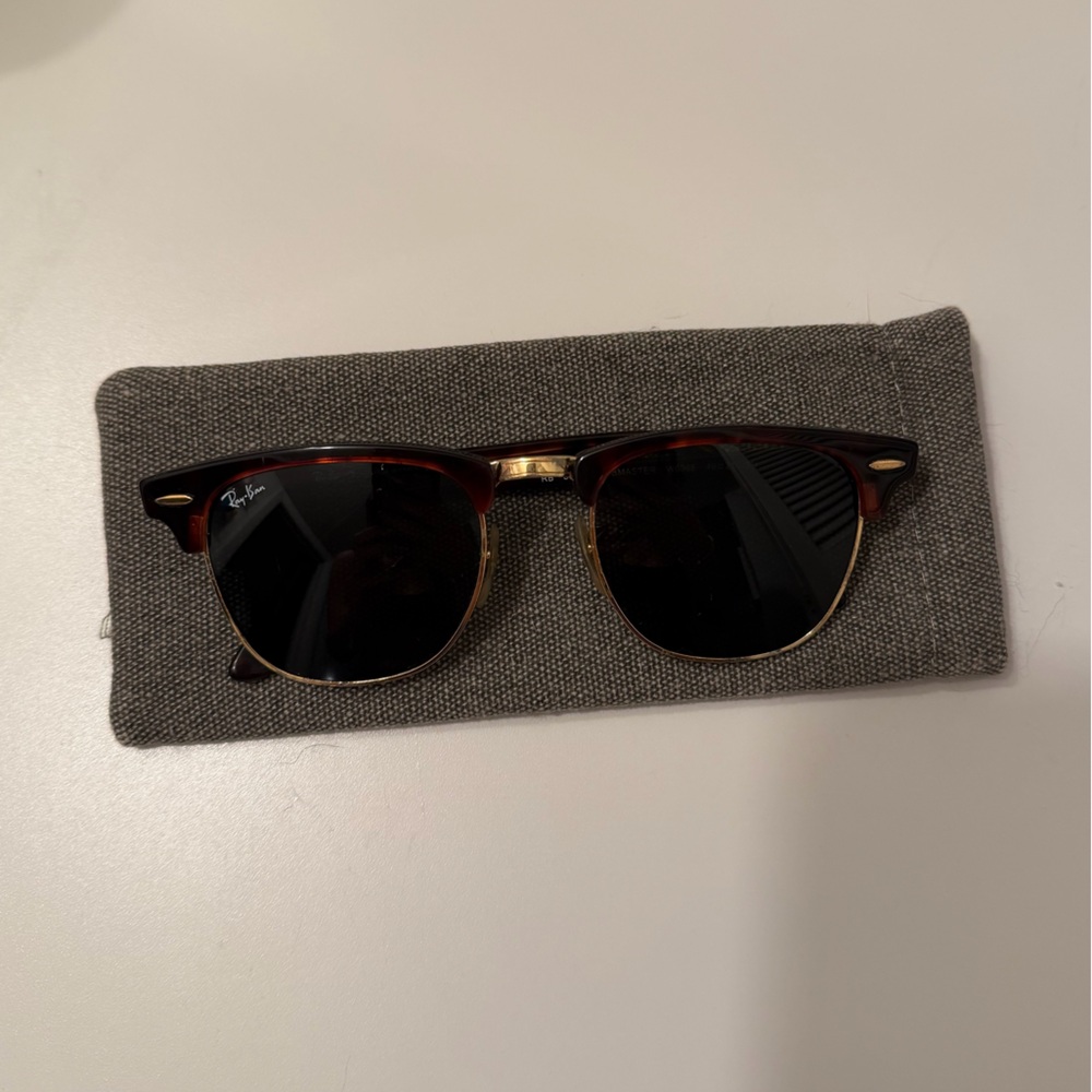 SOLD | Ray-Ban Clubmaster Classic Tortoise Sunglasses